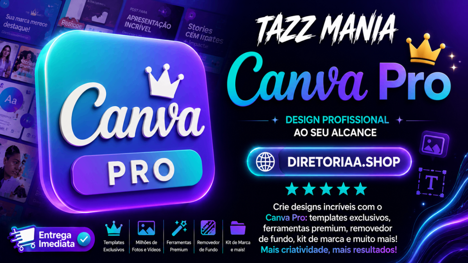 Canva Pro - 30Dias - convite link
