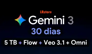 Gemini 3 Pro + 5TB + Veo 3.1 + Flow + Omni Flash - 30 Dias